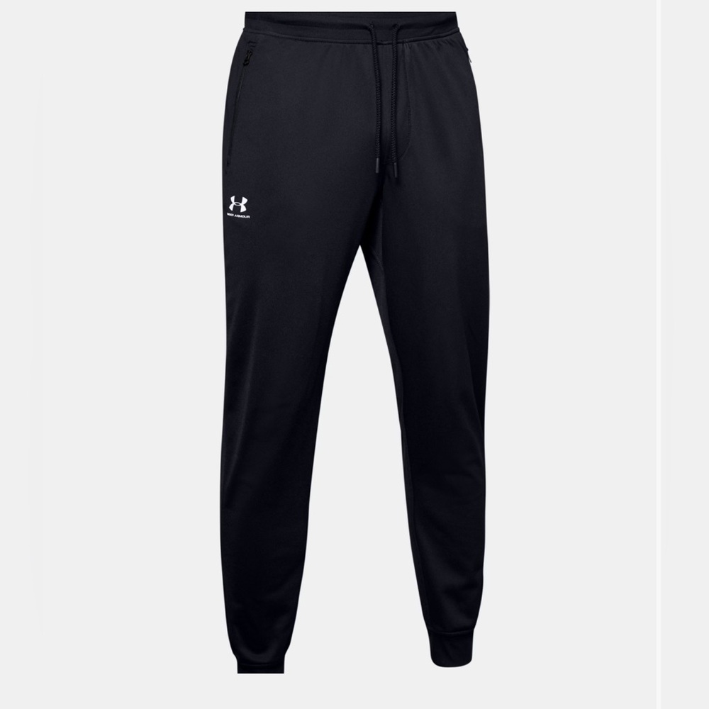 NWT [Under Armour] UA Sportstyle Classic Black Joggers Sweatpants Men’s S or L - Picture 5 of 14
